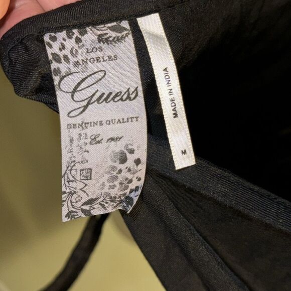 Guess black  Beaded silk vibes  blouse - Picture 8 of 11